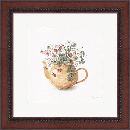 Framed Garden Tea 02 Print