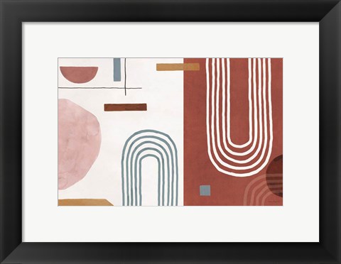 Framed Sierra Abstract 01 Print
