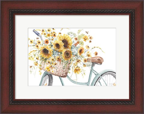 Framed Sunflowers Forever 02 Print