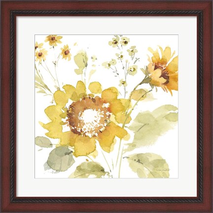 Framed Sunflowers Forever 04 Print