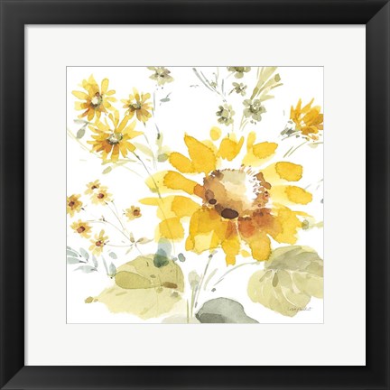 Framed Sunflowers Forever 05 Print