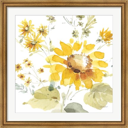 Framed Sunflowers Forever 05 Print