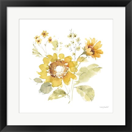 Framed Sunflowers Forever 06 Print