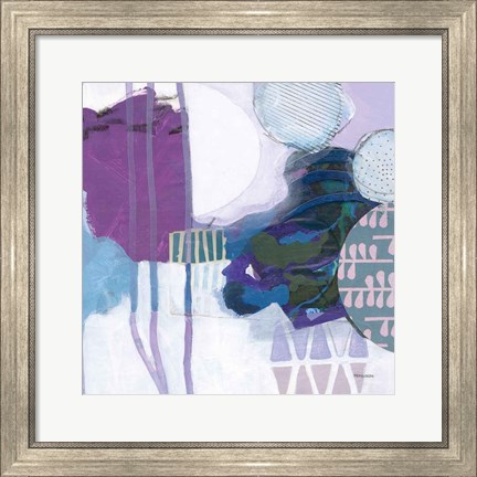 Framed Abstract Layers IV Print