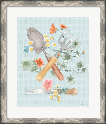 Framed Gardenscape XIII Print