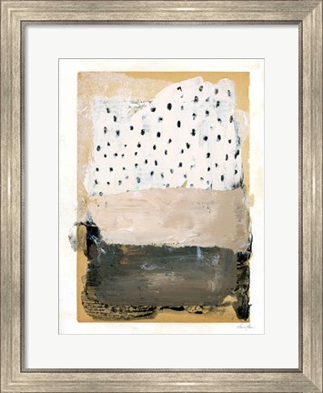 Framed Neutral Collage III Print