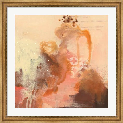 Framed Abstract Layers II Print