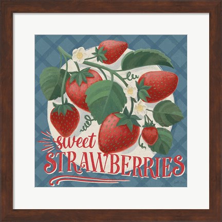 Framed Berry Breeze IV Print