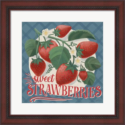 Framed Berry Breeze IV Print