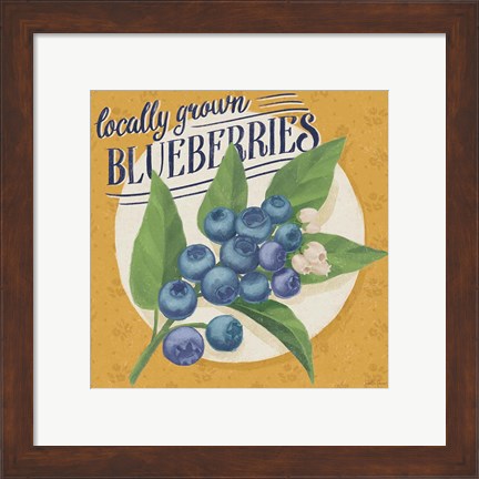 Framed Berry Breeze II Print