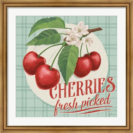 Framed Berry Breeze III Print