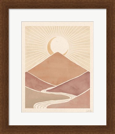 Framed Mid Century Landscape II Print