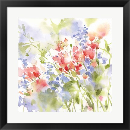 Framed Spring Meadow II Print