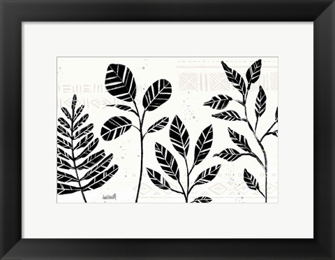 Framed Botanical Sketches I Print