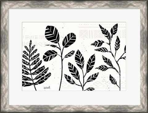 Framed Botanical Sketches I Print