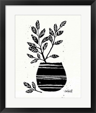 Framed Botanical Sketches VII Print