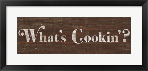 Framed Whats Cookin Print