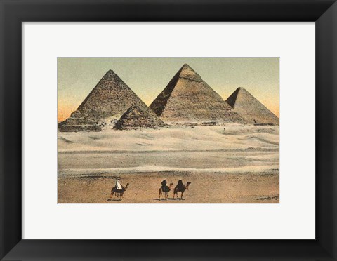Framed Cairo Pyramids Print