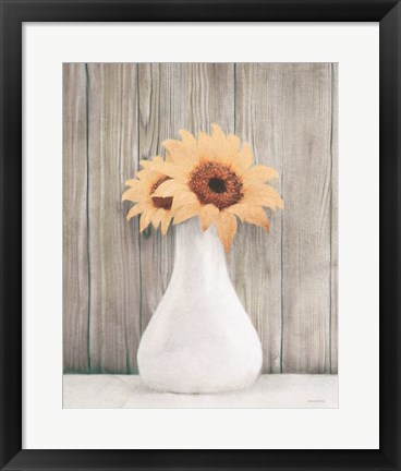 Framed Farmhouse Sunflowers Print
