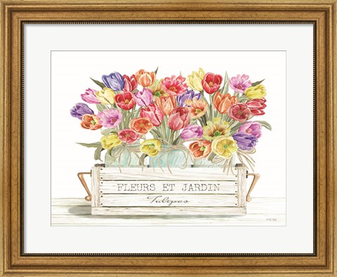 Framed Tulip Trio Print