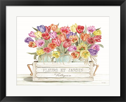 Framed Tulip Trio Print