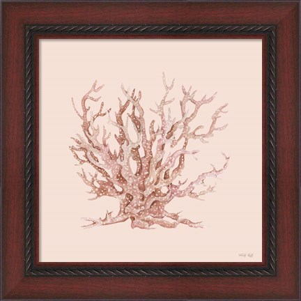 Framed Pink Coral II Print