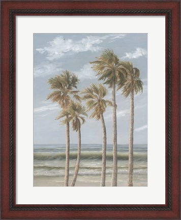Framed Wind in the Palms Print