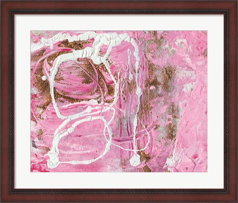 Framed Pink Phoenix Print