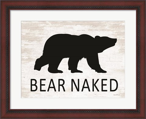 Framed Bear Naked Print