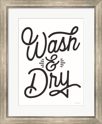 Framed Wash &amp; Dry Print