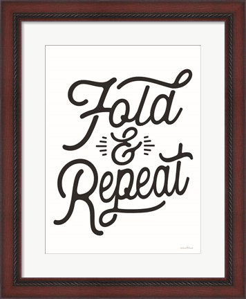 Framed Fold &amp; Repeat Print