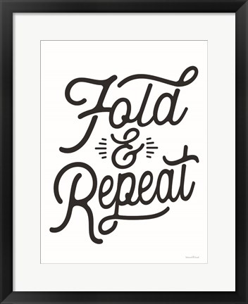 Framed Fold &amp; Repeat Print