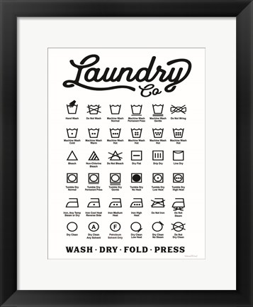 Framed Laundry Co. Print