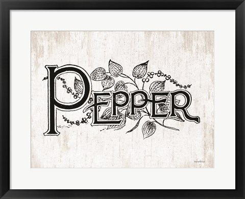 Framed Pepper Print