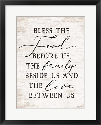 Framed Bless the Food Before Us Print