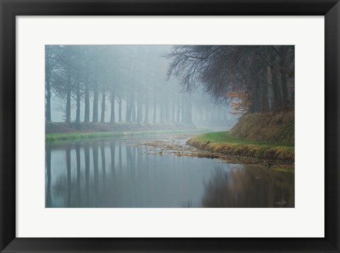 Framed Foggy Reflections Print