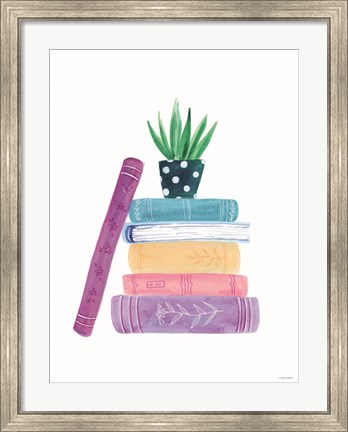 Framed Books Are My Weekend Print