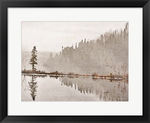 Framed Water Reflection Print