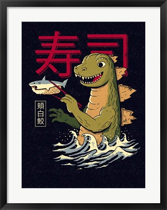 Framed Monster Sushi Print