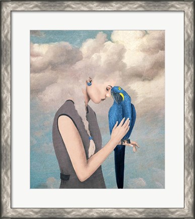 Framed You Are Safe With Me Print