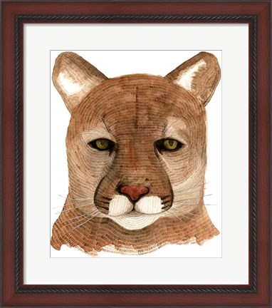 Framed Cougar Print