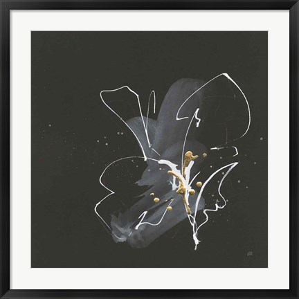 Framed Modern Flower IV Print
