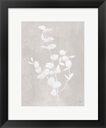 Framed Botanical Study II Neutral Crop Print