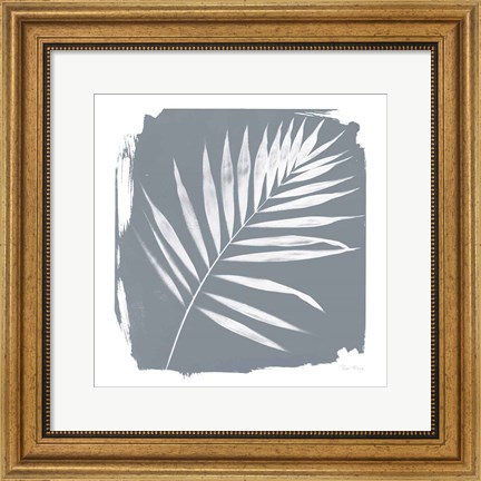 Framed Nature by the Lake Frond II Sq Natural Print