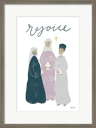 Framed Nativity III Print