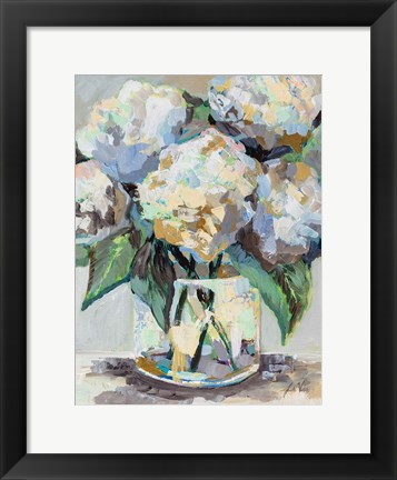 Framed Beach House Bouquet Print