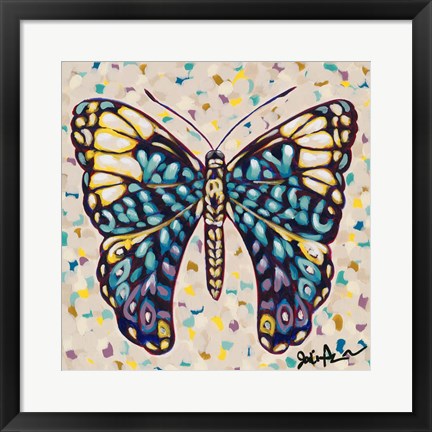 Framed Pop Butterfly II Print