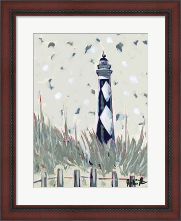 Framed Pop Lighthouse I Print