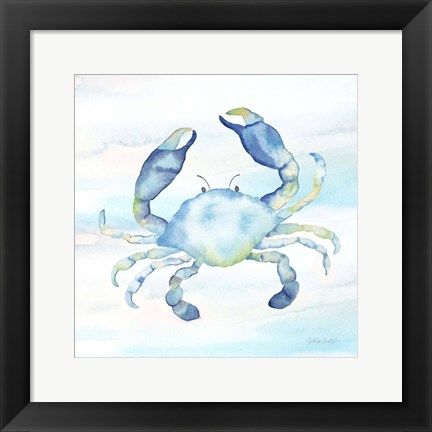 Framed Great Blue Sea XIII Print