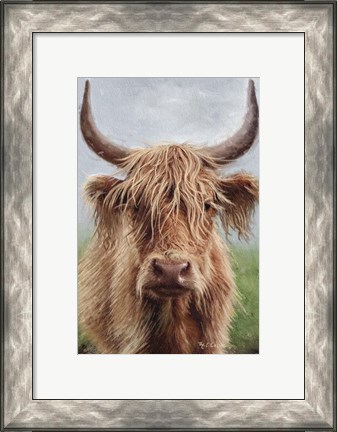 Framed Highland portrait II Print